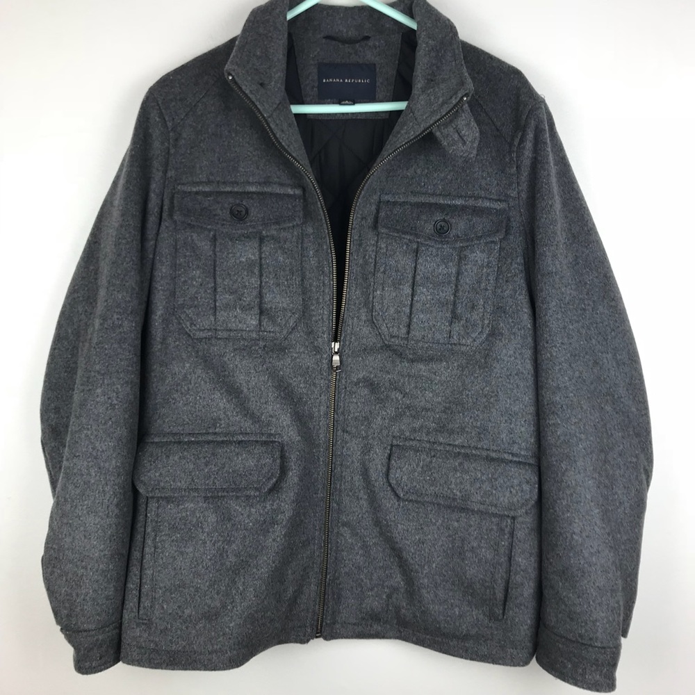 Banana Republic | Men's Gray Wool Coat